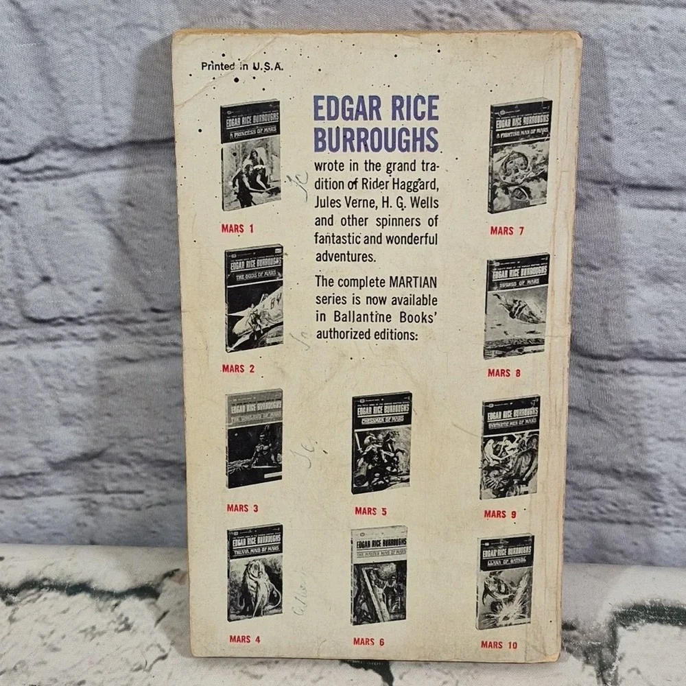 Vintage Paperbacks Science Fiction Sci-fi Lot Of 7 Books Asimov Lorrah Burroughs